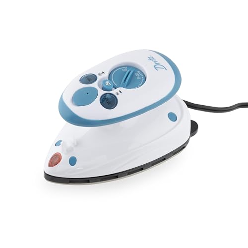 Dritz Mighty Travel Steam Iron for Quilting, Sewing & Crafts