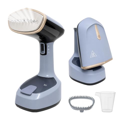 Foldable Travel Steamer for Clothes, 1200W Fast Heat-Up, Blue