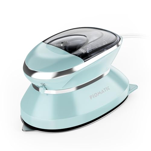 PIOMATIC Travel Iron Mini with Steam for Clothes with Dual Voltage