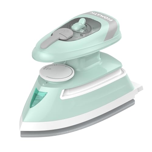 PIOMATIC Mini Travel Steam Iron with Temperature Control & Dual Voltage