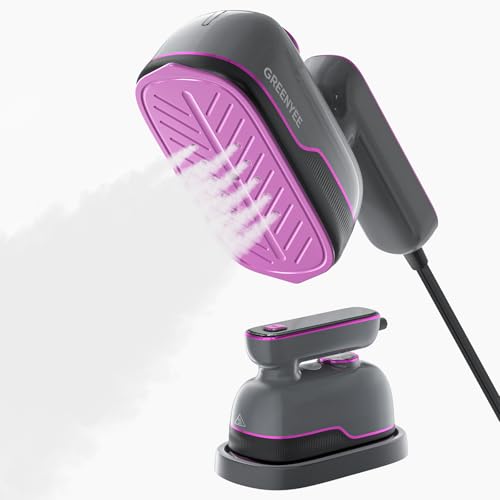 Travel Steamer Iron for Clothes, Portable Handheld Clothes Steamer with 6 Smart Modes, 12S Fast Heat-Up, 2-in-1 Steamer and Iron, 150ml Water Tank, Powerful Wrinkle Removal for Home & Travel, 120V