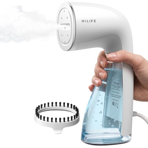 HiLIFE Steamer for Clothes, 1100W Handheld Portable Steamer, 120V Only